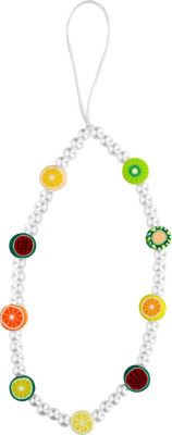 Cordon AVIZAR Bijou Téléphone 25 cm Perles Fruitées