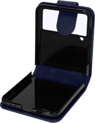 Coque AVIZAR Samsung Z Flip 4 Chester Bleu Nuit