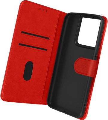 Etui AVIZAR Oppo Reno 8 5G Porte-carte Support Rouge
