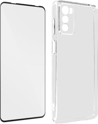 Coque AVIZAR Motorola Moto G42 + Verre Contour Noir Coque AVIZAR Motorola Moto G42 + Verre Contour Noir