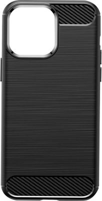 Coque AVIZAR iPhone 14 Pro Carbone Effet Brossé Noir