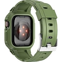 Bracelet AVIZAR Apple Watch 38-41 mm Silicone Coque Vert