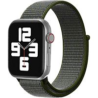 Bracelet AVIZAR Apple Watch 42 - 49 mm Nylon Vert foncé