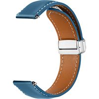 Bracelet AVIZAR Galaxy Watch 5 / 5 Pro / 4 Cuir Bleu