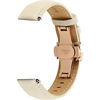 Bracelet AVIZAR Galaxy Watch 5 / 5 Pro / 4 Cuir Beige