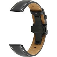 Bracelet AVIZAR Galaxy Watch 5 / 5 Pro / 4 Cuir Noir