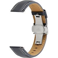 Bracelet AVIZAR Galaxy Watch 5 / 5 Pro / 4 Cuir Gris