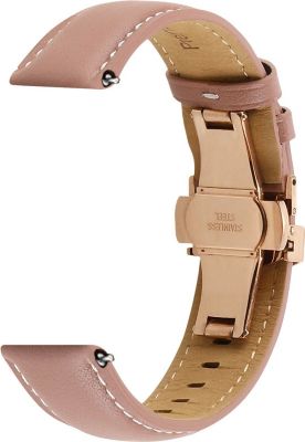 Bracelet AVIZAR Galaxy Watch 5 / 5 Pro / 4 Cuir Rose