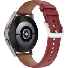 Bracelet AVIZAR Cuir Galaxy Watch Active2 Rouge