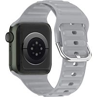 Bracelet AVIZAR Apple Watch 38 - 41 mm Silicone Gris