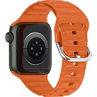 Bracelet AVIZAR Apple Watch 42 - 49 mm Silicone Orange
