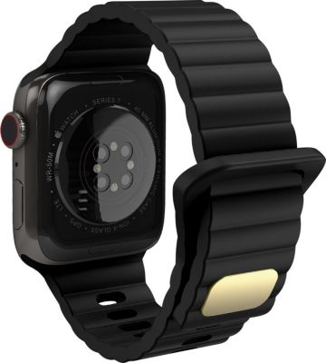 Bracelet AVIZAR Apple Watch 38 - 41 mm Silicone Noir