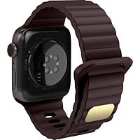 Bracelet AVIZAR Apple Watch 38 - 41 mm Silicone Marron