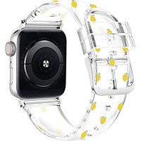 Bracelet AVIZAR Apple Watch 38-41 mm Transparent Citron