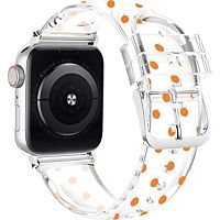 IBROZ Bracelet Apple Watch Nylon Loop 38/40/41mm orange pas cher 