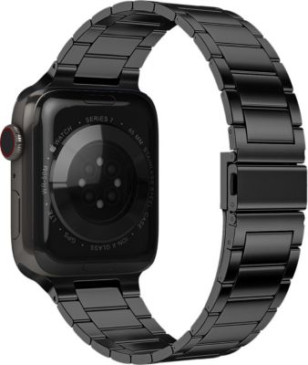 Avizar Bracelet Apple Watch 42 et 44 mm Acier inoxydable - Gris