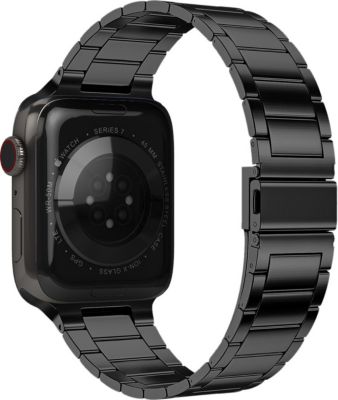 Montre connectée APPLE Watch acier de 42 mm avec Bracelet à maillons Pas  Cher 