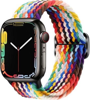 Bracelet AVIZAR Apple Watch 38 - 41 mm Nylon arc-en-ciel Bracelet AVIZAR Apple Watch 38 - 41 mm Nylon arc-en-ciel