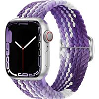 Bracelet AVIZAR Apple Watch 42 - 49mm Nylon Violet/Blanc