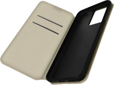 Etui AVIZAR Oppo A57 et A57s Porte-carte Doré