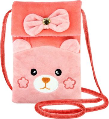 Etui AVIZAR Bandoulière Universelle Ours Corail