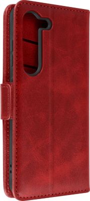 Etui AVIZAR Samsung S23 Portefeuille Stand Rouge