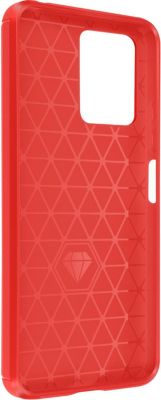 Coque AVIZAR Redmi Note 12 4G et 5G Carbone Rouge