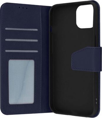 Etui AVIZAR iPhone 14 Cuir Premium Bleu