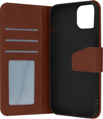 Etui AVIZAR iPhone 14 Cuir Premium Marron