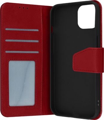 Etui AVIZAR iPhone 14 Pro Max Cuir Premium Rouge