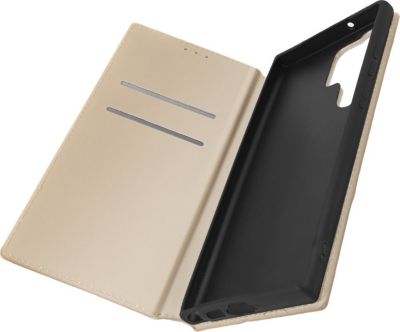 Etui AVIZAR Samsung S23 Ultra Porte-Cartes Doré