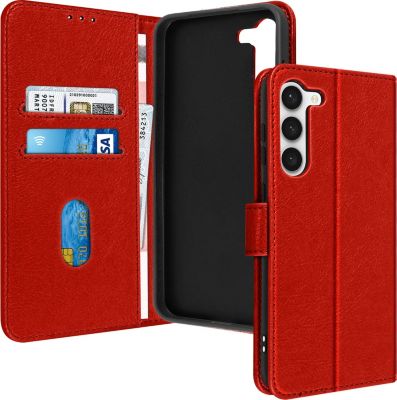Etui AVIZAR Samsung S23 Portefeuille Rouge Etui AVIZAR Samsung S23 Portefeuille Rouge