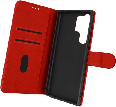 Etui AVIZAR Samsung S23 Ultra Rouge Support Vidéo