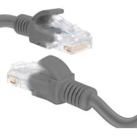 Câble Ethernet LINQ Ethernet RJ45 Cat6, Longueur 1m Gris