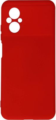 Coque AVIZAR Xiaomi Poco M5 Silicone Soft Touch Rouge