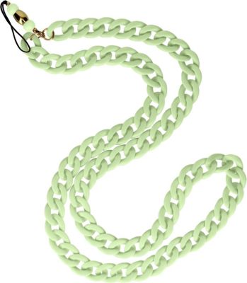 Cordon AVIZAR Bijou Téléphone Chaîne Cubaine Vert 90cm Cordon AVIZAR Bijou Téléphone Chaîne Cubaine Vert 90cm