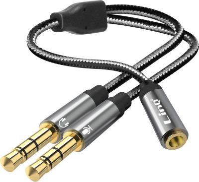 Adaptateur Jack LINQ sortie 2x Jack 3.5mm mâle, LinQ Adaptateur Jack LINQ sortie 2x Jack 3.5mm mâle, LinQ