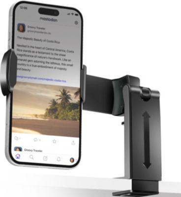 Support smartphone AVIZAR Multifonction Bureau / Voiture / Train Support smartphone AVIZAR Multifonction Bureau / Voiture / Train