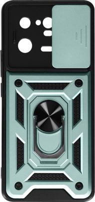 Coque AVIZAR Xiaomi 13 Pro Bague Cache Caméra Vert