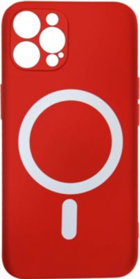 Coque AVIZAR MagsafeiPhone 12 Pro Max Silicone Rouge Coque AVIZAR MagsafeiPhone 12 Pro Max Silicone Rouge
