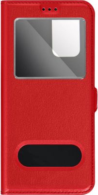 Etui AVIZAR Samsung A33 5G Double Fenêtre Rouge Etui AVIZAR Samsung A33 5G Double Fenêtre Rouge