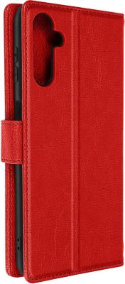 Etui AVIZAR Samsung A14 5G et 4G Portefeuille Rouge