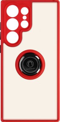 Coque AVIZAR Samsung S23 Ultra Hybride Bague Rouge
