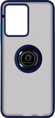 Coque AVIZAR Vivo Y16 Hybride Bague Bleu
