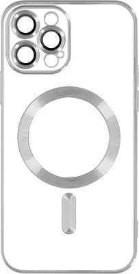 Coque AVIZAR MagSafe iPhone 13 Pro Silicone Argent