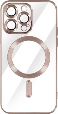 Coque AVIZAR MagSafe iPhone 14 Pro Max Silicone Rose