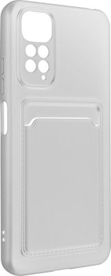 Coque AVIZAR Redmi Note 11 et 11s Porte-carte Blanc