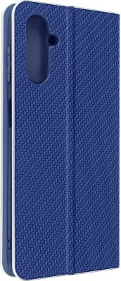 Etui AVIZAR Galaxy A13 5G et A04s Carbone Bleu Roi