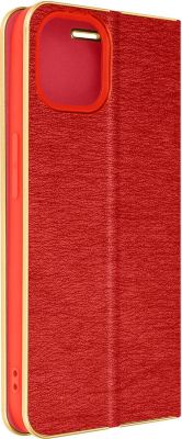Etui AVIZAR iPhone 14 Porte-carte Luna Book Rouge