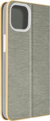 Etui AVIZAR iPhone 14 Porte-carte Luna Book Gris Etui AVIZAR iPhone 14 Porte-carte Luna Book Gris